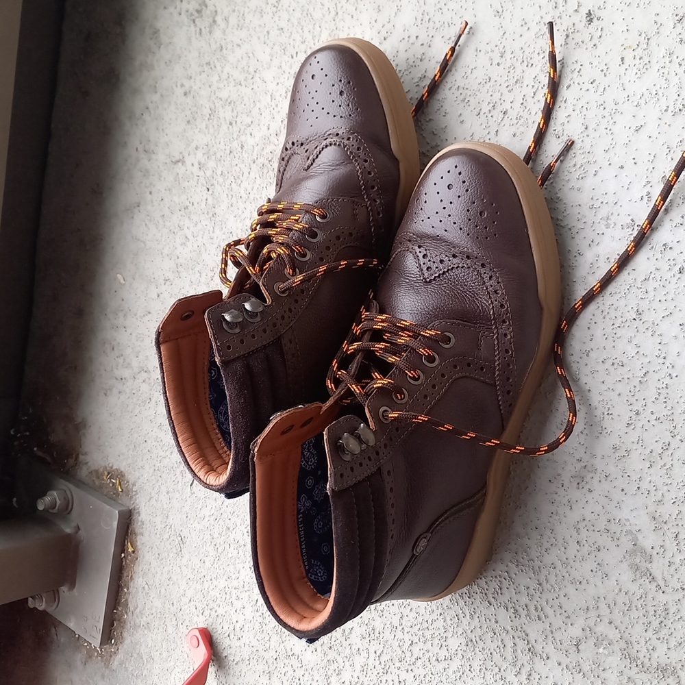 Lace up ankle boots leather Original Penguin